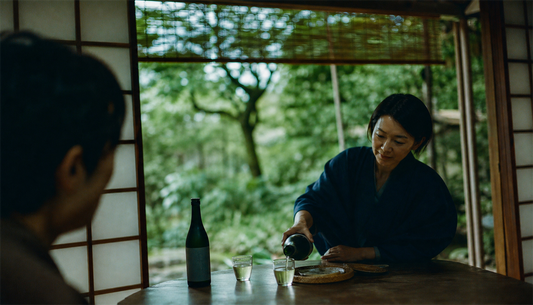 お中元にお茶のお酒 — 夏の贈り物に水で割るだけの一本