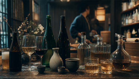 醸造酒と蒸留酒の違い｜日本酒・ワイン・ビール vs 焼酎・ウイスキーを一枚で整理