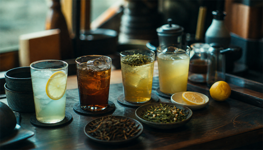 お茶割りアレンジ — ほうじ茶・玄米茶・レモン追加で広がる割り方