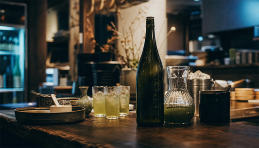 お茶割り・緑茶ハイの業務用なら — 1800mlの大容量で飲食店のメニューに